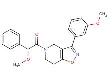 3-(3-methoxyphenyl)-5-[methoxy(phenyl)acetyl]-4,5,6,7-tetrahydroisoxazolo[4,5-c]pyridine