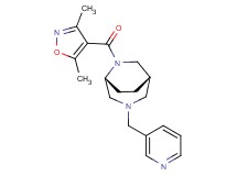 (1S*,5R*)-6-[(3,5-dimethylisoxazol-4-yl)carbonyl]-3-(pyridin-3-ylmethyl)-3,6-diazabicyclo[3.2.2]nonane