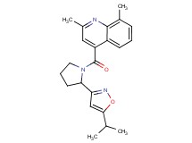 4-{[2-(5-isopropyl-3-isoxazolyl)-1-pyrrolidinyl]carbonyl}-2,8-dimethylquinoline