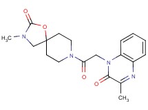 3-methyl-1-[2-(3-methyl-2-oxo-1-oxa-3,8-diazaspiro[4.5]dec-8-yl)-2-oxoethyl]quinoxalin-2(1H)-one