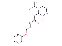 2-(1-isopropyl-3-oxopiperazin-2-yl)-N-(2-phenoxyethyl)acetamide