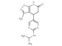 4-[2-(isopropylamino)pyrimidin-5-yl]-3-methyl-4,7-dihydroisoxazolo[5,4-b]pyridin-6(5H)-one