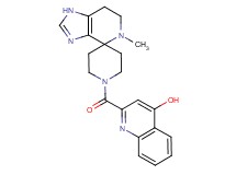 2-[(5-methyl-1,5,6,7-tetrahydro-1'H-spiro[imidazo[4,5-c]pyridine-4,4'-piperidin]-1'-yl)carbonyl]-4-quinolinol