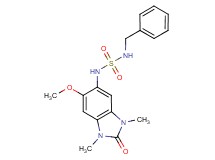 N-benzyl-N'-(6-methoxy-1,3-dimethyl-2-oxo-2,3-dihydro-1H-benzimidazol-5-yl)sulfamide