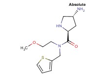 (2S,4R)-4-amino-N-(2-methoxyethyl)-N-(2-thienylmethyl)pyrrolidine-2-carboxamide