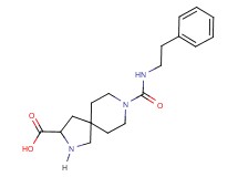 8-{[(2-phenylethyl)amino]carbonyl}-2,8-diazaspiro[4.5]decane-3-carboxylic acid