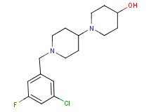 1'-(3-chloro-5-fluorobenzyl)-1,4'-bipiperidin-4-ol