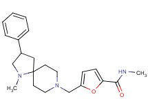 N-methyl-5-[(1-methyl-3-phenyl-1,8-diazaspiro[4.5]dec-8-yl)methyl]-2-furamide