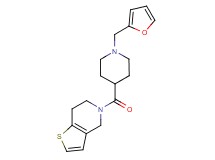 5-{[1-(2-furylmethyl)-4-piperidinyl]carbonyl}-4,5,6,7-tetrahydrothieno[3,2-c]pyridine