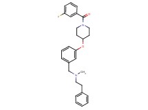 (3-{[1-(3-fluorobenzoyl)-4-piperidinyl]oxy}benzyl)methyl(2-phenylethyl)amine