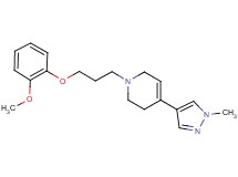 1-[3-(2-methoxyphenoxy)propyl]-4-(1-methyl-1H-pyrazol-4-yl)-1,2,3,6-tetrahydropyridine