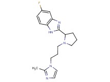 5-fluoro-2-{1-[3-(2-methyl-1H-imidazol-1-yl)propyl]-2-pyrrolidinyl}-1H-benzimidazole