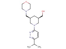 [(3R*,5R*)-1-(6-isopropyl-3-pyridazinyl)-5-(4-morpholinylmethyl)-3-piperidinyl]methanol