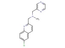 1-(6-chloroquinolin-2-yl)-N-methyl-N-(pyrazin-2-ylmethyl)methanamine