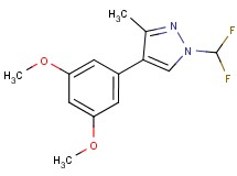 1-(difluoromethyl)-4-(3,5-dimethoxyphenyl)-3-methyl-1H-pyrazole