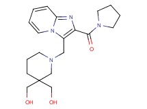 (1-{[2-(pyrrolidin-1-ylcarbonyl)imidazo[1,2-a]pyridin-3-yl]methyl}piperidine-3,3-diyl)dimethanol