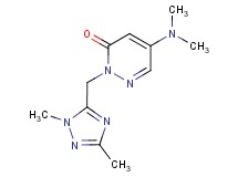 5-(dimethylamino)-2-[(1,3-dimethyl-1H-1,2,4-triazol-5-yl)methyl]pyridazin-3(2H)-one