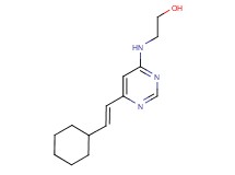2-({6-[(E)-2-cyclohexylvinyl]pyrimidin-4-yl}amino)ethanol