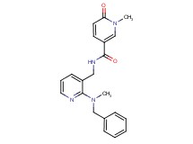 N-({2-[benzyl(methyl)amino]pyridin-3-yl}methyl)-1-methyl-6-oxo-1,6-dihydropyridine-3-carboxamide