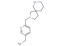 2-[(5-ethyl-2-pyridinyl)methyl]-2,7-diazaspiro[4.5]decane dihydrochloride