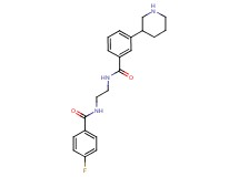 N-{2-[(4-fluorobenzoyl)amino]ethyl}-3-piperidin-3-ylbenzamide