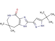 2-(5-tert-butyl-1H-pyrazol-3-yl)-7,7-dimethyl-5,6,7,8-tetrahydroimidazo[4,5-c]azepin-4(1H)-one