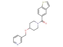 3-({[1-(1-benzothien-5-ylcarbonyl)-4-piperidinyl]oxy}methyl)pyridine