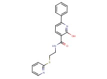 2-hydroxy-6-phenyl-N-[2-(2-pyridinylthio)ethyl]nicotinamide