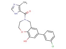 7-(3-chlorophenyl)-4-[(4-methyl-1H-imidazol-5-yl)carbonyl]-2,3,4,5-tetrahydro-1,4-benzoxazepin-9-ol