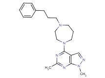 1,6-dimethyl-4-[4-(3-phenylpropyl)-1,4-diazepan-1-yl]-1H-pyrazolo[3,4-d]pyrimidine