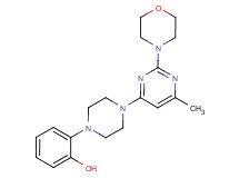 2-[4-(6-methyl-2-morpholin-4-ylpyrimidin-4-yl)piperazin-1-yl]phenol
