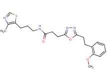 3-{5-[2-(2-methoxyphenyl)ethyl]-1,3,4-oxadiazol-2-yl}-N-[3-(4-methyl-1,3-thiazol-5-yl)propyl]propanamide