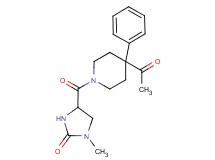 4-[(4-acetyl-4-phenyl-1-piperidinyl)carbonyl]-1-methyl-2-imidazolidinone