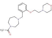 1-acetyl-4-[2-(2-morpholin-4-ylethoxy)benzyl]-1,4-diazepane