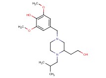 4-{[3-(2-hydroxyethyl)-4-isobutyl-1-piperazinyl]methyl}-2,6-dimethoxyphenol