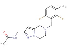 N-{[5-(2,6-difluoro-3-methylbenzyl)-4,5,6,7-tetrahydropyrazolo[1,5-a]pyrazin-2-yl]methyl}acetamide