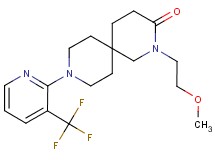 2-(2-methoxyethyl)-9-[3-(trifluoromethyl)pyridin-2-yl]-2,9-diazaspiro[5.5]undecan-3-one