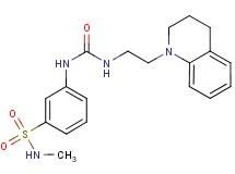 3-[({[2-(3,4-dihydroquinolin-1(2H)-yl)ethyl]amino}carbonyl)amino]-N-methylbenzenesulfonamide