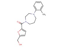 (5-{[4-(2-methylphenyl)-1,4-diazepan-1-yl]carbonyl}-2-furyl)methanol