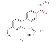2'-(3,5-dimethyl-1H-pyrazol-1-yl)-4'-methoxy-N-methylbiphenyl-4-carboxamide