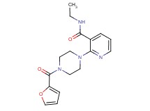 N-ethyl-2-[4-(2-furoyl)-1-piperazinyl]nicotinamide