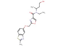 N-ethyl-N-(3-hydroxy-1-methylpropyl)-2-{[(2-methyl-1,3-benzothiazol-5-yl)oxy]methyl}-1,3-oxazole-4-carboxamide
