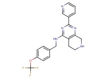 2-pyridin-3-yl-N-[4-(trifluoromethoxy)benzyl]-5,6,7,8-tetrahydropyrido[3,4-d]pyrimidin-4-amine