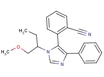 2-{1-[1-(methoxymethyl)propyl]-4-phenyl-1H-imidazol-5-yl}benzonitrile