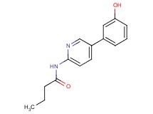 N-[5-(3-hydroxyphenyl)-2-pyridinyl]butanamide