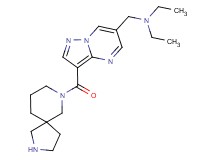 N-{[3-(2,7-diazaspiro[4.5]dec-7-ylcarbonyl)pyrazolo[1,5-a]pyrimidin-6-yl]methyl}-N-ethylethanamine