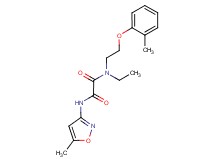 N-ethyl-N'-(5-methylisoxazol-3-yl)-N-[2-(2-methylphenoxy)ethyl]ethanediamide
