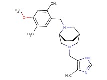 (1S*,5R*)-6-(4-methoxy-2,5-dimethylbenzyl)-3-[(4-methyl-1H-imidazol-5-yl)methyl]-3,6-diazabicyclo[3.2.2]nonane