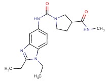 N~1~-(1,2-diethyl-1H-benzimidazol-5-yl)-N~3~-methylpyrrolidine-1,3-dicarboxamide