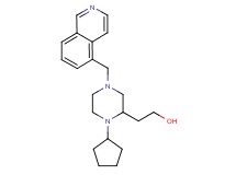 2-[1-cyclopentyl-4-(5-isoquinolinylmethyl)-2-piperazinyl]ethanol